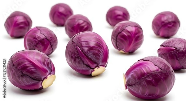 Obraz Exploring the Nutritional Benefits and Culinary Versatility of Vibrant Purple Cabbage A Healthy and Colorful Addition to Your Diet