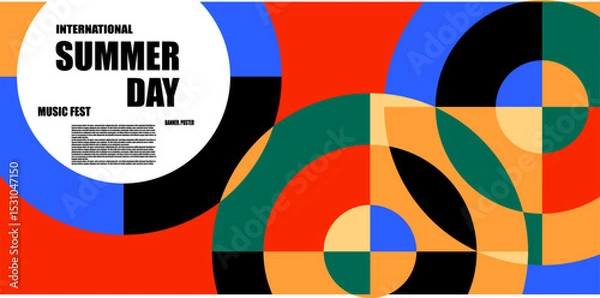 Obraz summer background abstract colorful design