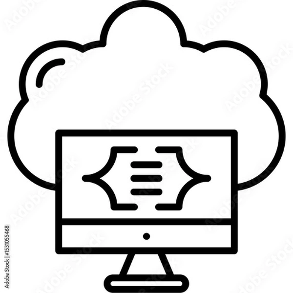 Obraz Serverless Computing Icon