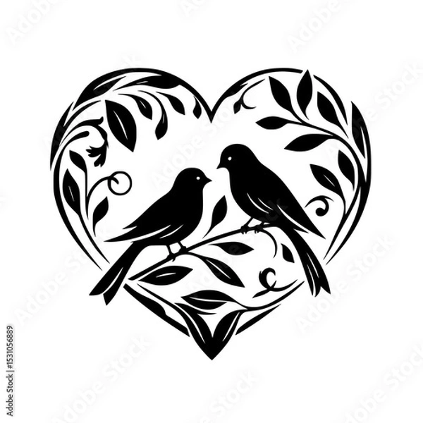 Obraz heart with wings