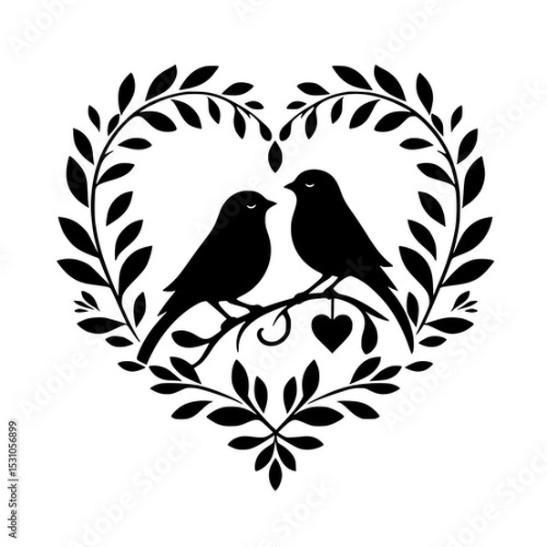 Obraz bird on branch