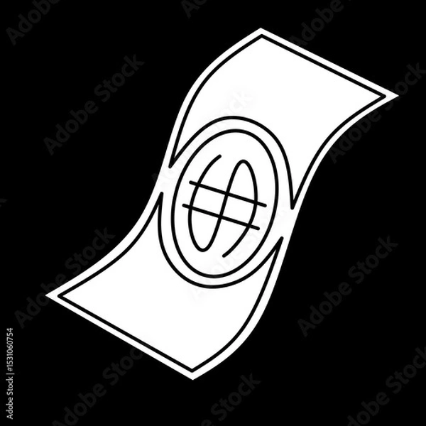 Fototapeta Money flying image,money flying vector on black background,money fying illustration on white color,money flying stock vector ,money flying on white color