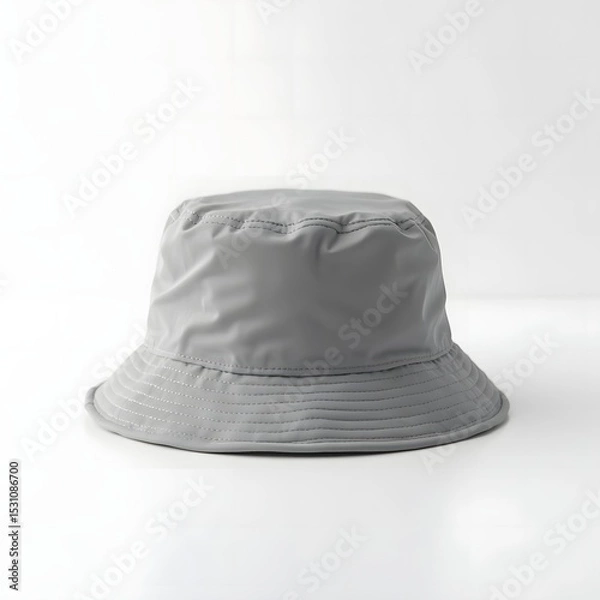 Fototapeta unbranded bucket hat isolated on a clean white background