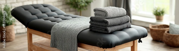 Obraz Explore advanced chiropractic treatment methods for inflammation in a relaxing physiotherapy environment.