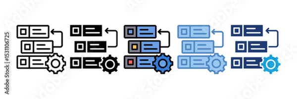 Fototapeta Backlog Management Icon Element For Design