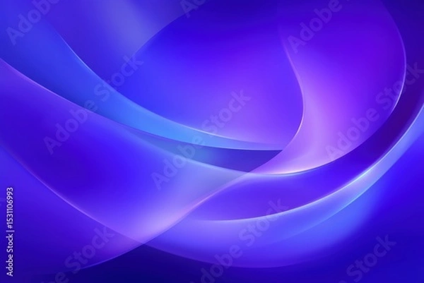 Obraz Abstract vector illustration showcasing a blue and purple gradient background with intricate low-poly design elements, featuring flat geometric shapes and polygonal lines for versatile applications in