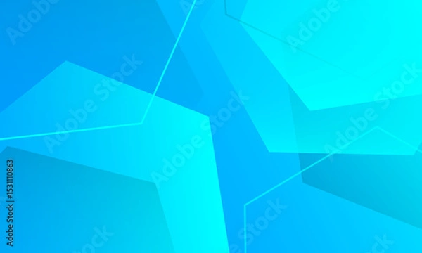 Fototapeta Abstract blue background. Vector illustration