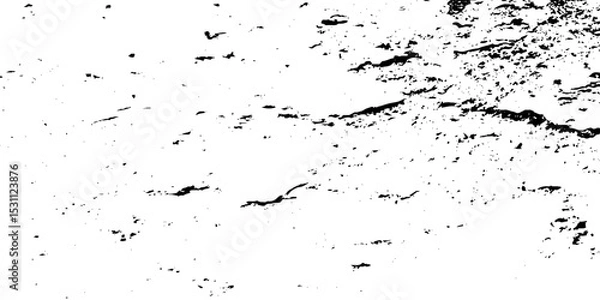Fototapeta Black grunge abstract dirty background. Dust and scratches on a white background. Distressed Rough Black cracked wall slate texture wall grunge backdrop rough background.