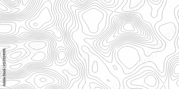 Fototapeta Topographic map lines contour background. Grid geographic relief topographic map pattern background vector. Vector seamless background topography stylized height of the lines map.	