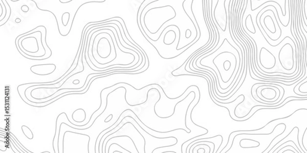 Fototapeta Topographic map lines contour background. Grid geographic relief topographic map pattern background vector. Vector seamless background topography stylized height of the lines map.	