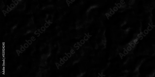 Fototapeta Black paper texture is crumpled paper texture. Black crumpled and creased paper texture. Black crumpled blank paper texture. Grunge paper texture.
