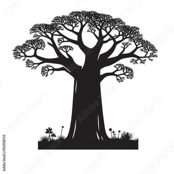 Obraz Baobab Tree Svg