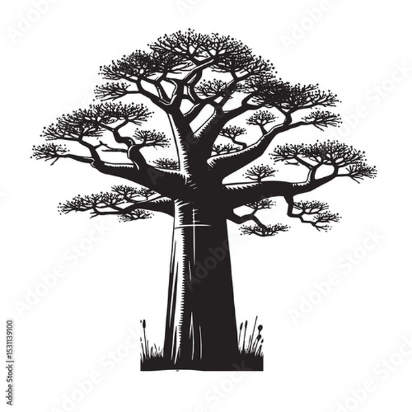 Obraz Baobab Tree Svg