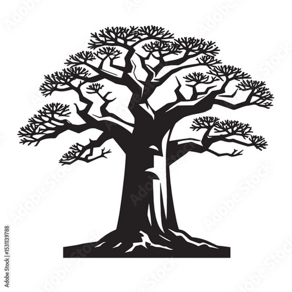 Obraz Baobab Tree Svg