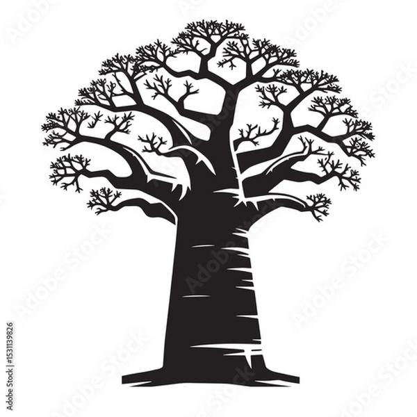 Obraz Baobab Tree Svg