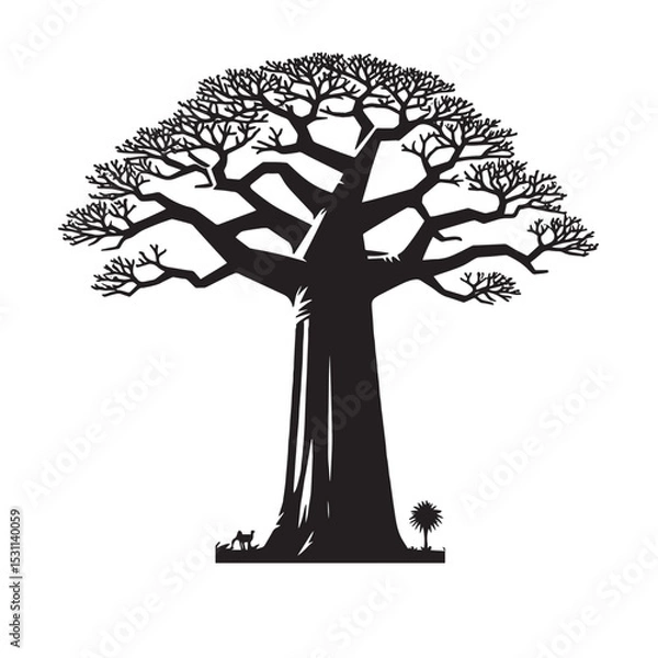 Obraz Baobab Tree Svg