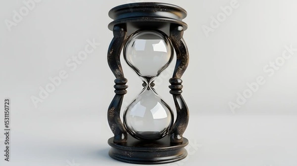 Obraz Hourglass on white background