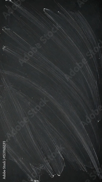 Obraz Dark Gray Chalkboard Texture with White Strokes