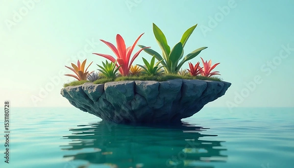 Obraz tropical island in the sea