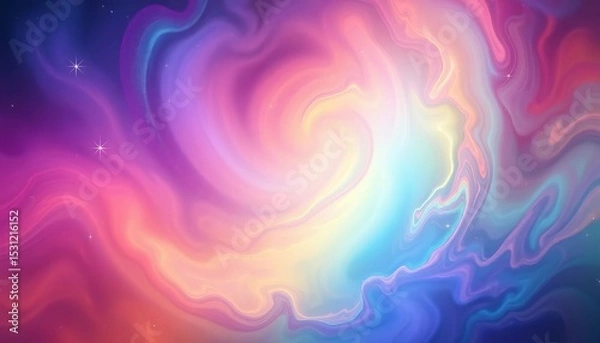Obraz Abstract swirling nebula cosmic background with vibrant color gradients ,  backdrop,  cosmic