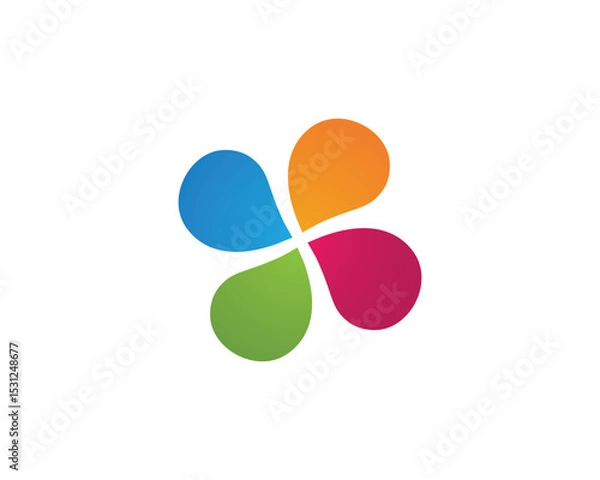 Fototapeta flower vector icon design