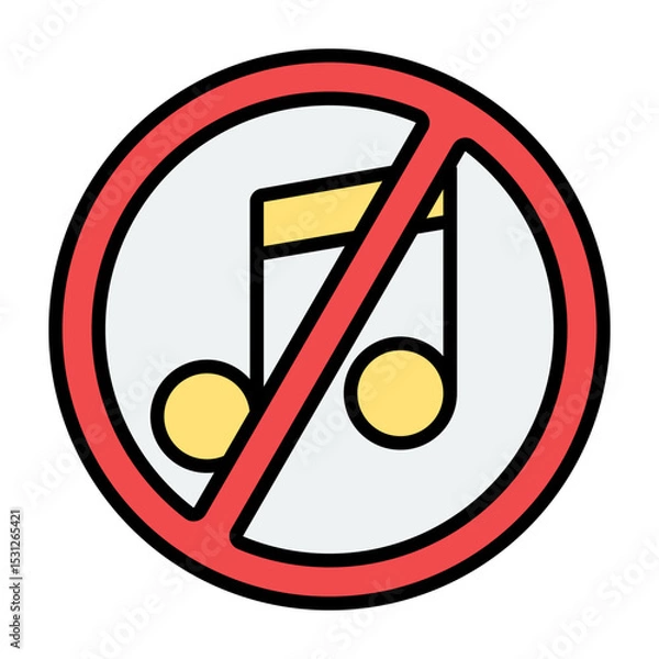 Obraz No Music Icon.
