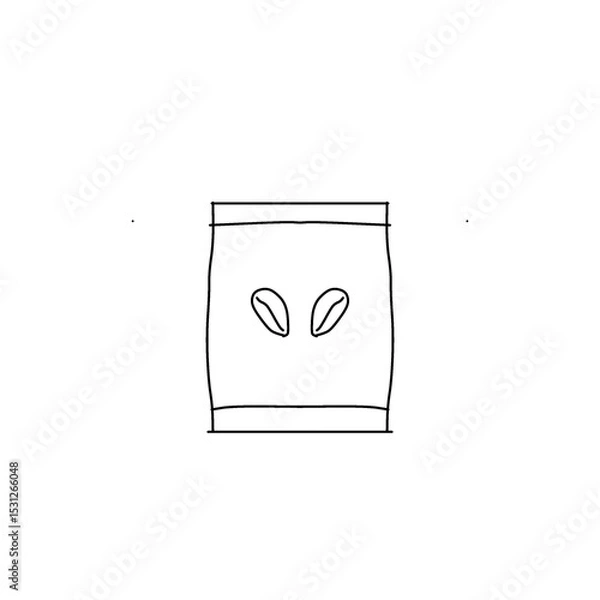 Obraz power button on white background