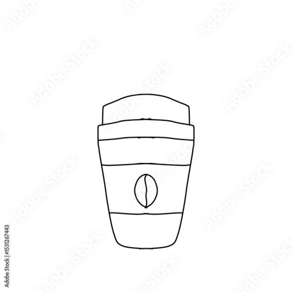 Obraz coffee cup vector illustration