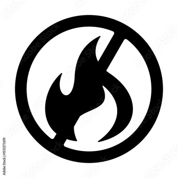 Obraz No Fire Icon.