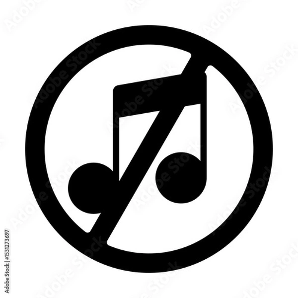 Obraz No Music Icon.