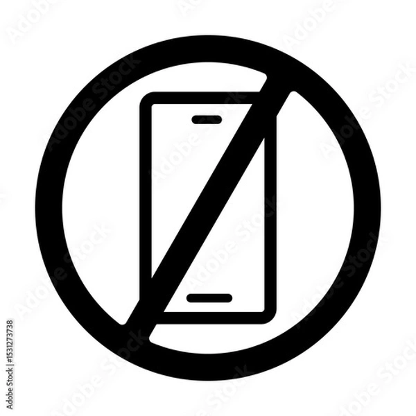 Obraz No Handphone Icon.