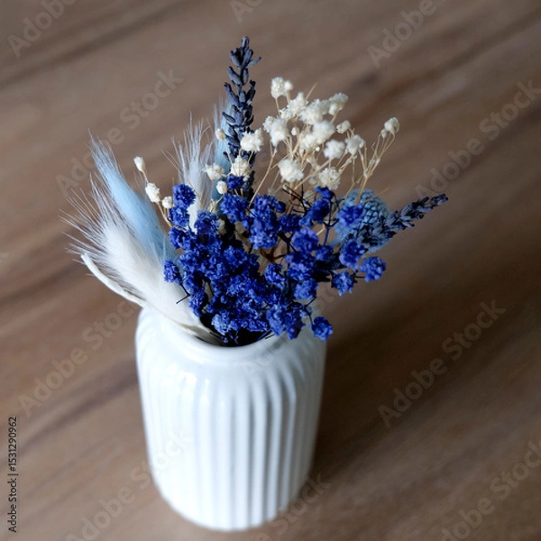 Obraz vase de fleurs séchées