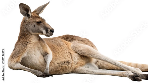 Obraz Kangaroo, isolated transparent background