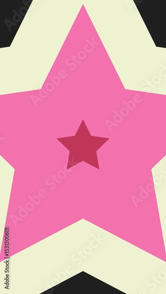 Obraz Stars Flat Shapes 5 Styles Vertical Transitions 1 MOGRT 378