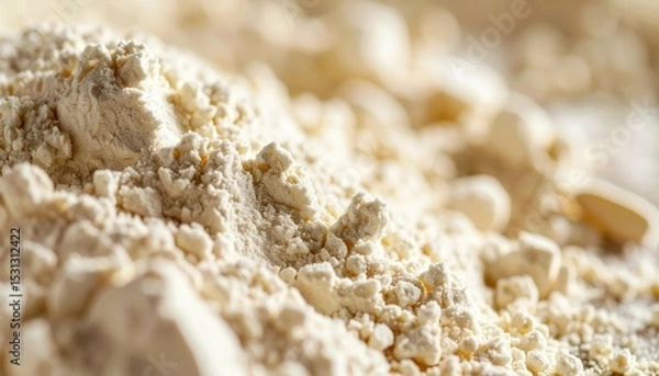 Fototapeta Close-Up of Fine Einkorn Flour with a Nutty Flavor and Texture