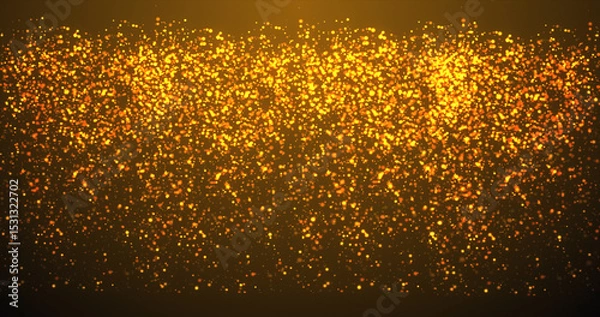 Fototapeta Award show glittering curtain like particle waterfall dust flow. Glittering entertainment stage show festive event vj loop. Opening shimmering light dust streaks cascade. Royal luxury celebration.