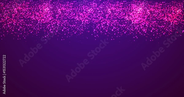 Fototapeta Award show glittering curtain like particle waterfall dust flow. Glittering entertainment stage show festive event vj loop. Opening shimmering light dust streaks cascade. Royal luxury celebration.