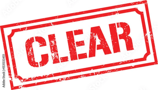 Obraz Grunge stamp clear