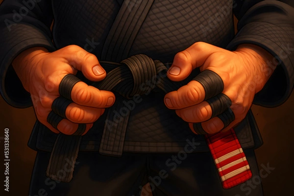 Obraz Jiu-jítsu Faixa Preta