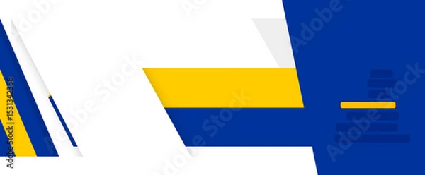 Fototapeta creative abstract European Union flag colors background design. diagonal EU style colors