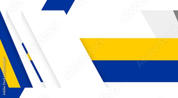 Fototapeta creative abstract European Union flag colors background design. diagonal EU style colors