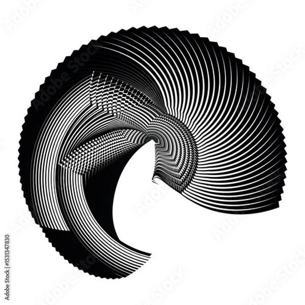 Fototapeta Основные RGB op art creative dynamicpattern, abstract modern background, vector design element