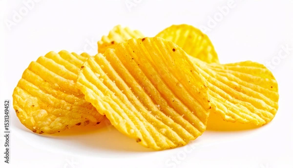 Obraz Crispy Ridged Potato Chips