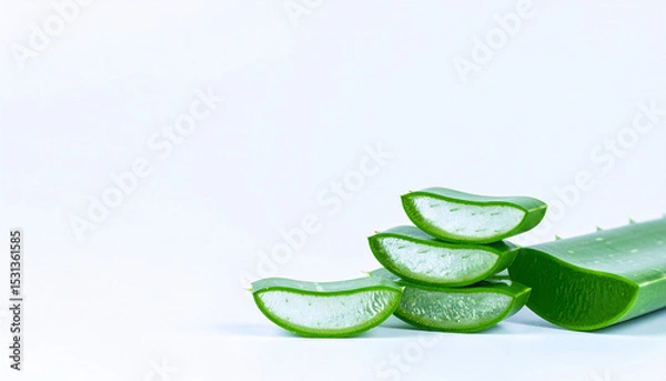 Obraz Fresh Cut Aloe Vera Slices