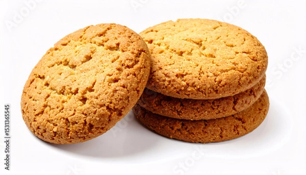 Obraz cookies on white background