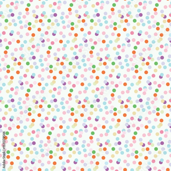 Fototapeta Confetti seamless pattern