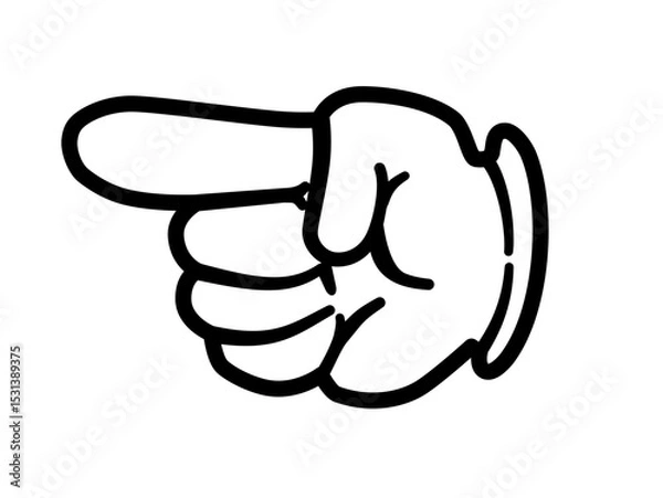 Fototapeta Hand Zeigen