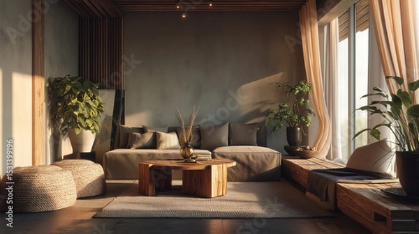 Fototapeta modern living room