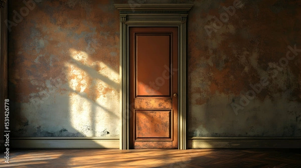 Fototapeta Room with door 6d8d9aa1  a9e1  425f  E8593
