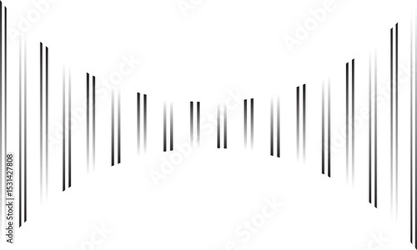 Fototapeta abstract simple gradient double line bulge pattern vector can be used background.